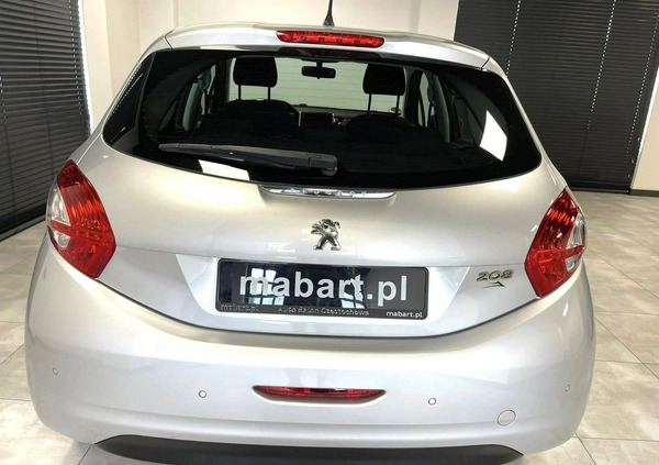 Peugeot 208 cena 33000 przebieg: 143000, rok produkcji 2014 z Szepietowo małe 742
